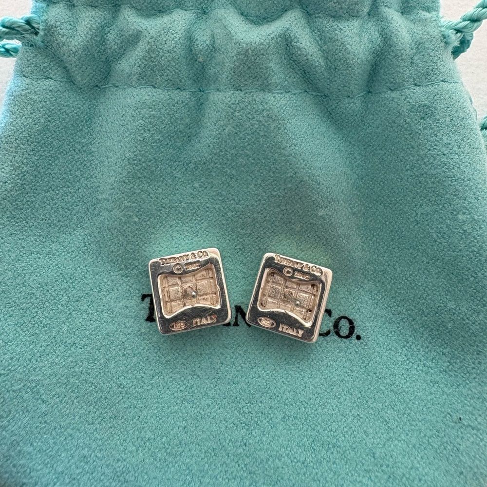 Tiffany & Co. Square Earrings - Picture 5 of 5